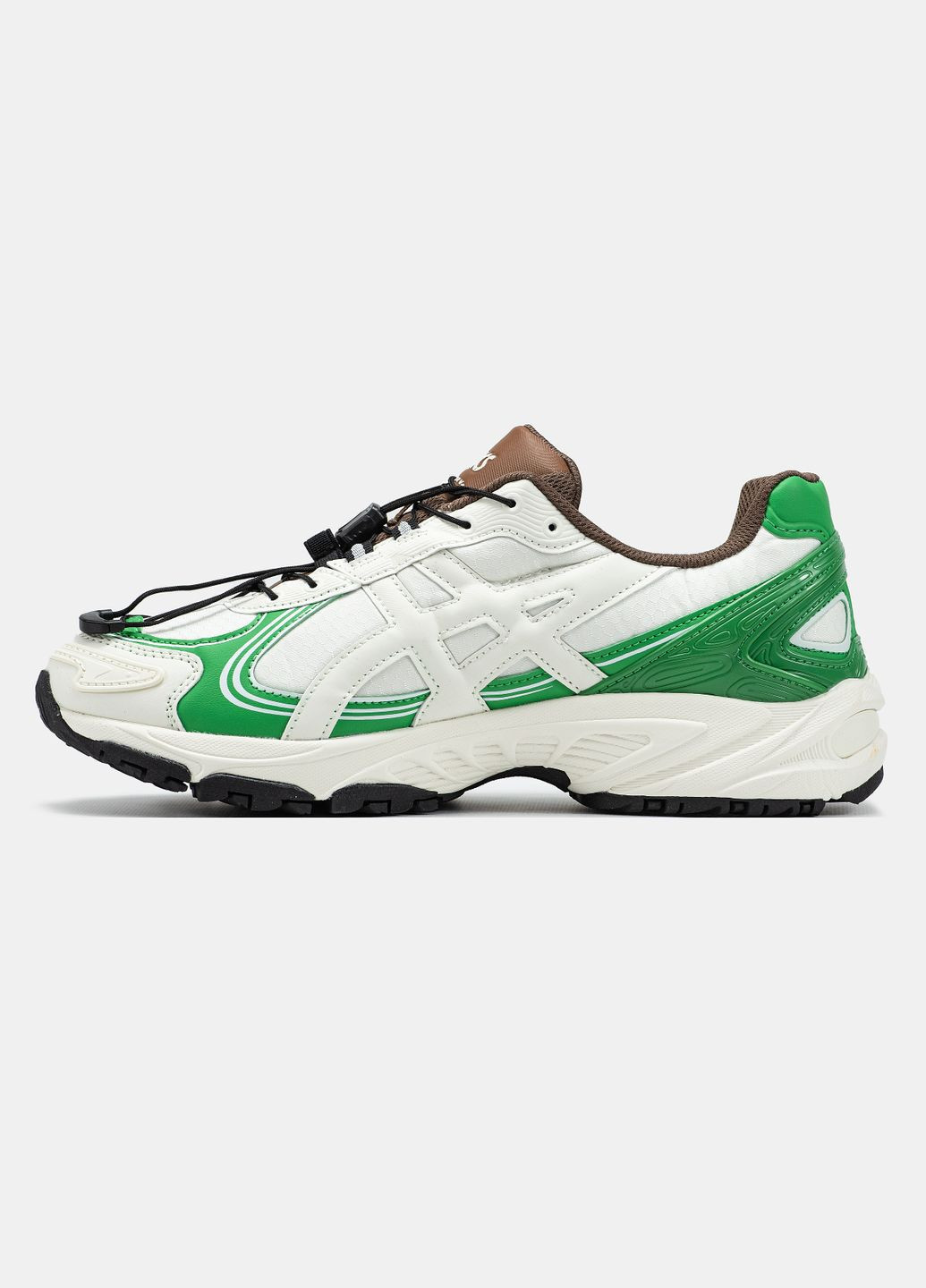 Білі Осінні кросівки чоловічі asics gel-kahana tr v4 white green | асікс гель-кахана тр в4 білі зелені No Brand