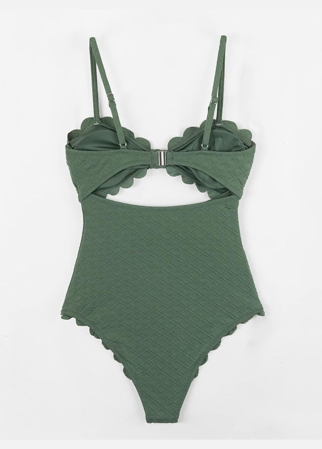 Оливковий (хакі) літній купальник CUPSHE