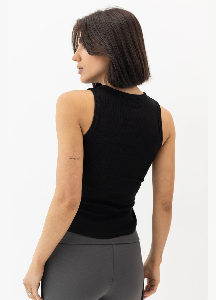 Майка в рубчик на пуговицах Lurex — 327088351