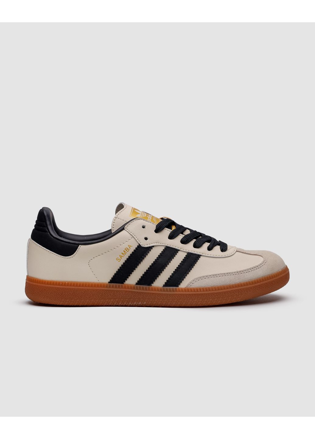 Білі Осінні кросівки чоловічі adidas samba og cream white sand strata адідас самба No Brand