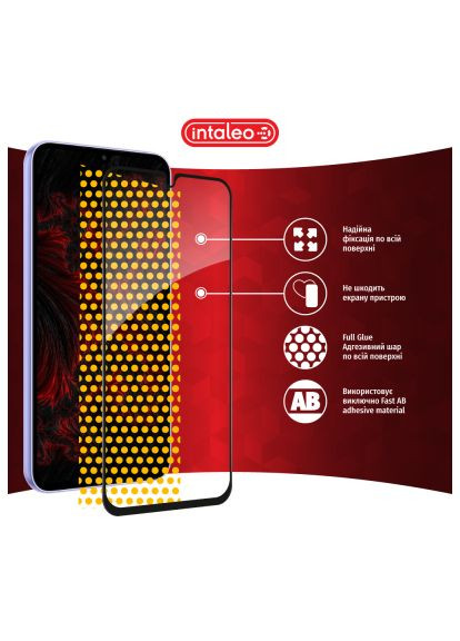 Стекло защитное (1283126559839) Intaleo Full Glue Samsung A34 5G Black (366497006)