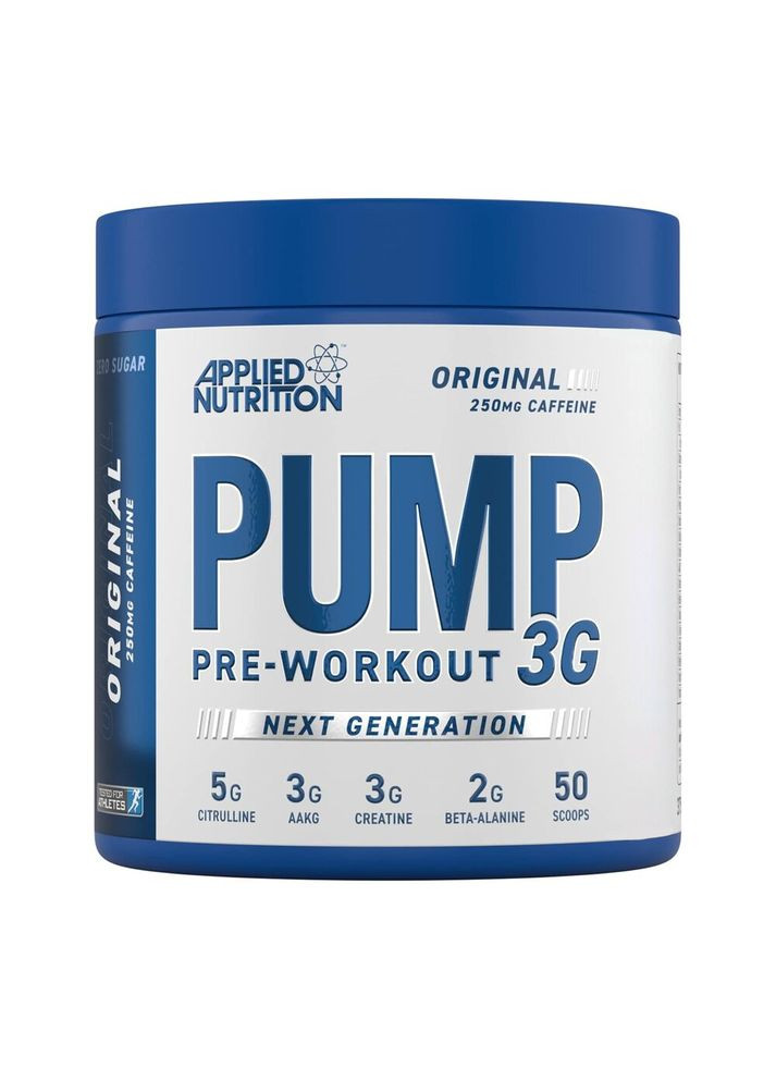 Предтренировочный комплекс Pump 3G, 375 грамм - Ежевика Applied Nutrition (334706119)