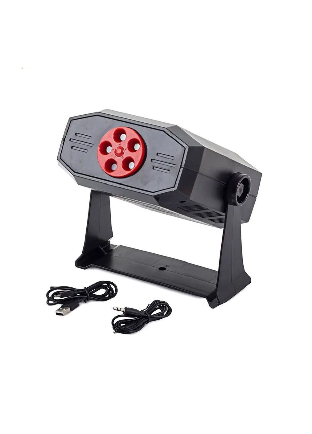 Проектор вуличний новорічний лазерний портативний з динаміком картриджами регулюванням швидкості 5 штук 13х13х5 см (482099-Prob) Unbranded (370368643)
