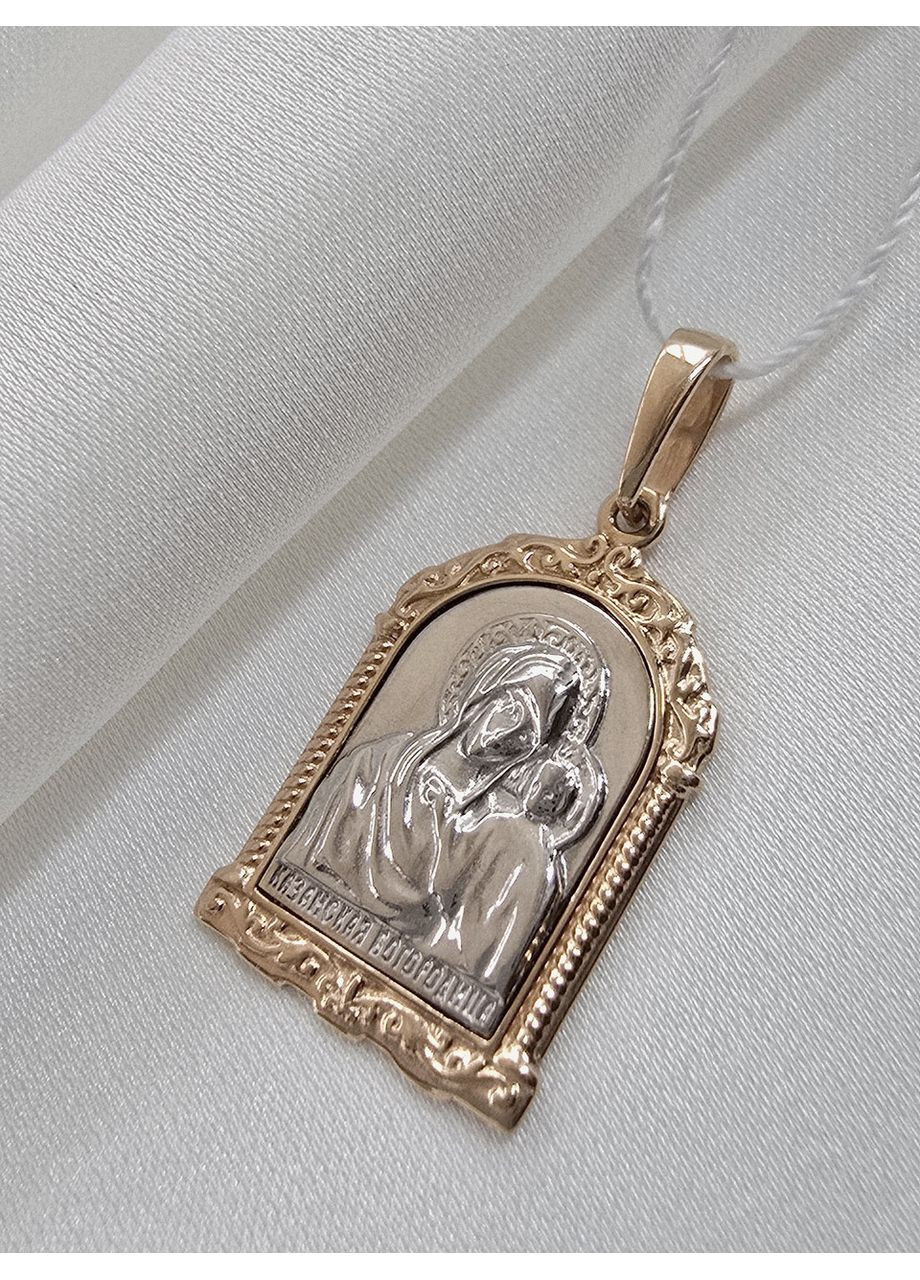 Золотая ладанка иконка «Божья Матерь Казанская» 440592-1п Столична Ювелірна Фабрика (363840202)