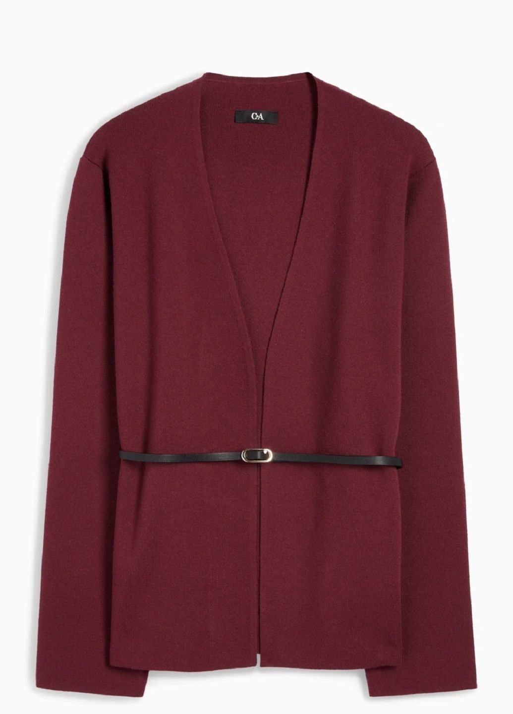 Темно-красный демисезонный кардиган C&A