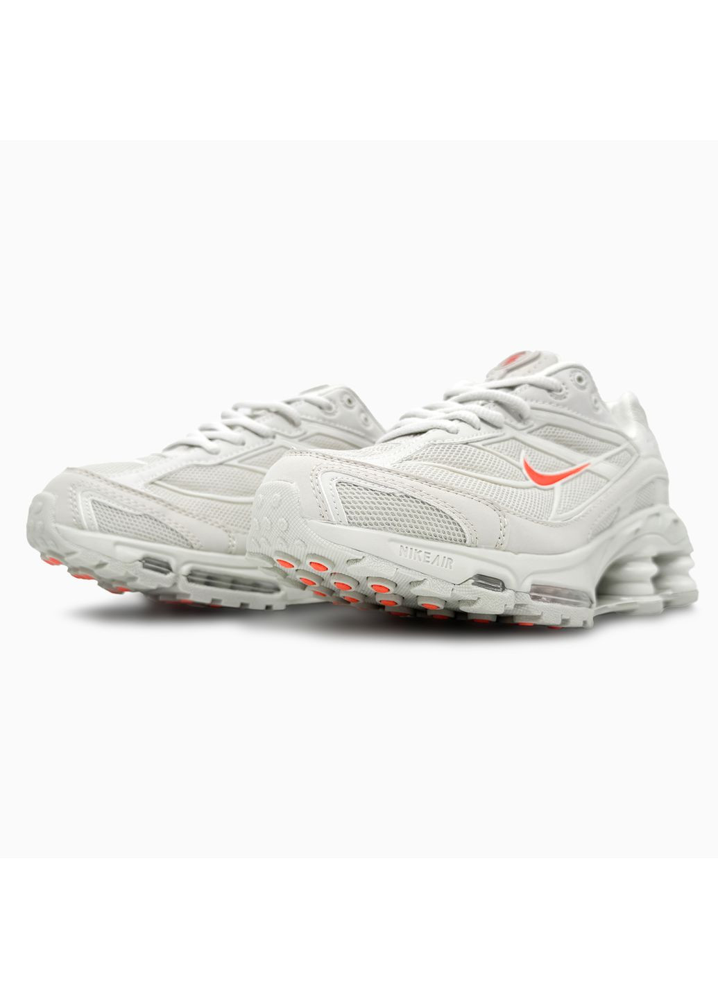 КРОСІВКИ ЖІНОЧІ NIKE SHOX RIDE 2 LIGHT BONE / ORANGE НАЙК ШОКС No Brand комбіновані демісезони (368862390)