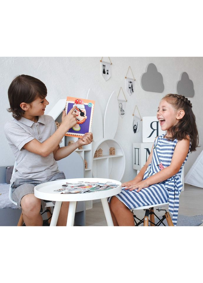 Дитяча настільна гра "Фейсики" VT3702-15 на магнітах Vladi toys (367967651)