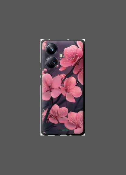 Чехол на Realme 10 Pro Plus Пурпурная сакура "6075b-2944-2448" Endorphone (348087830)
