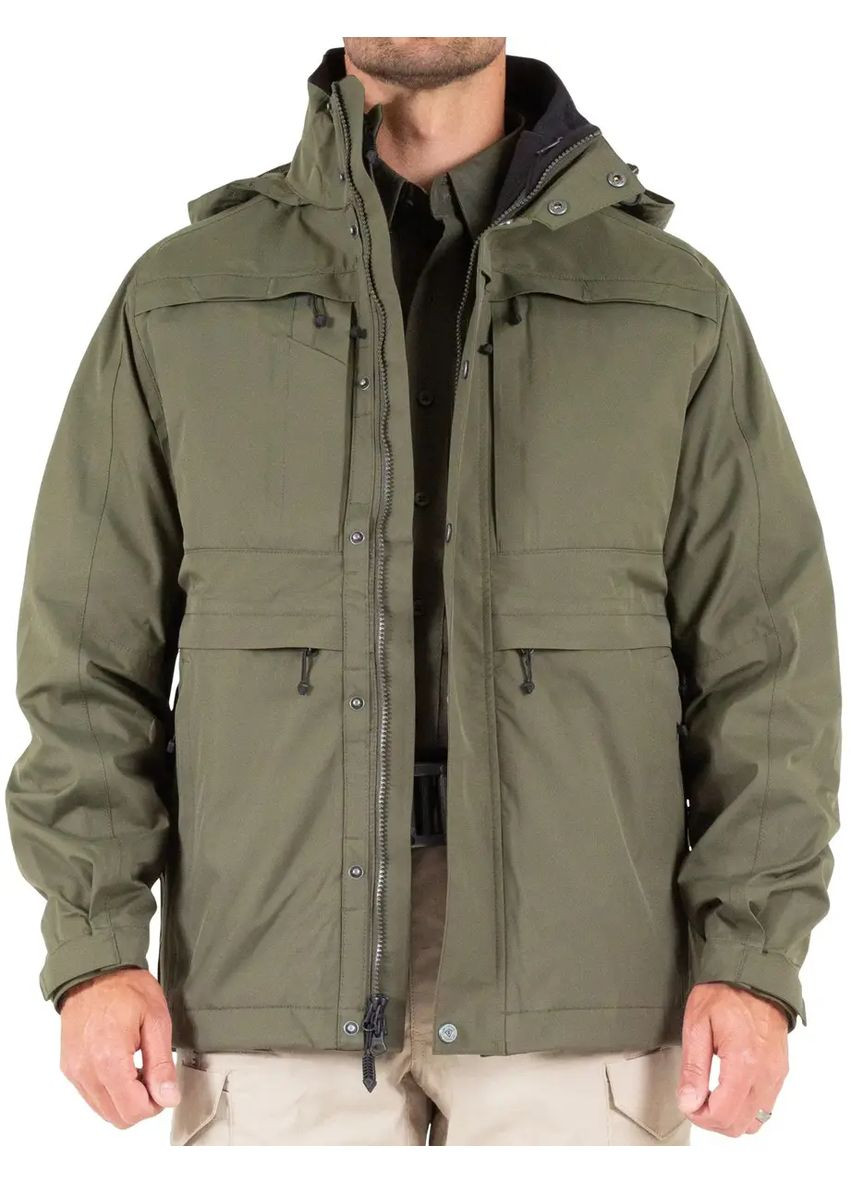 Зелена демісезонна куртка first tactical tactix parka shell зелений No Brand