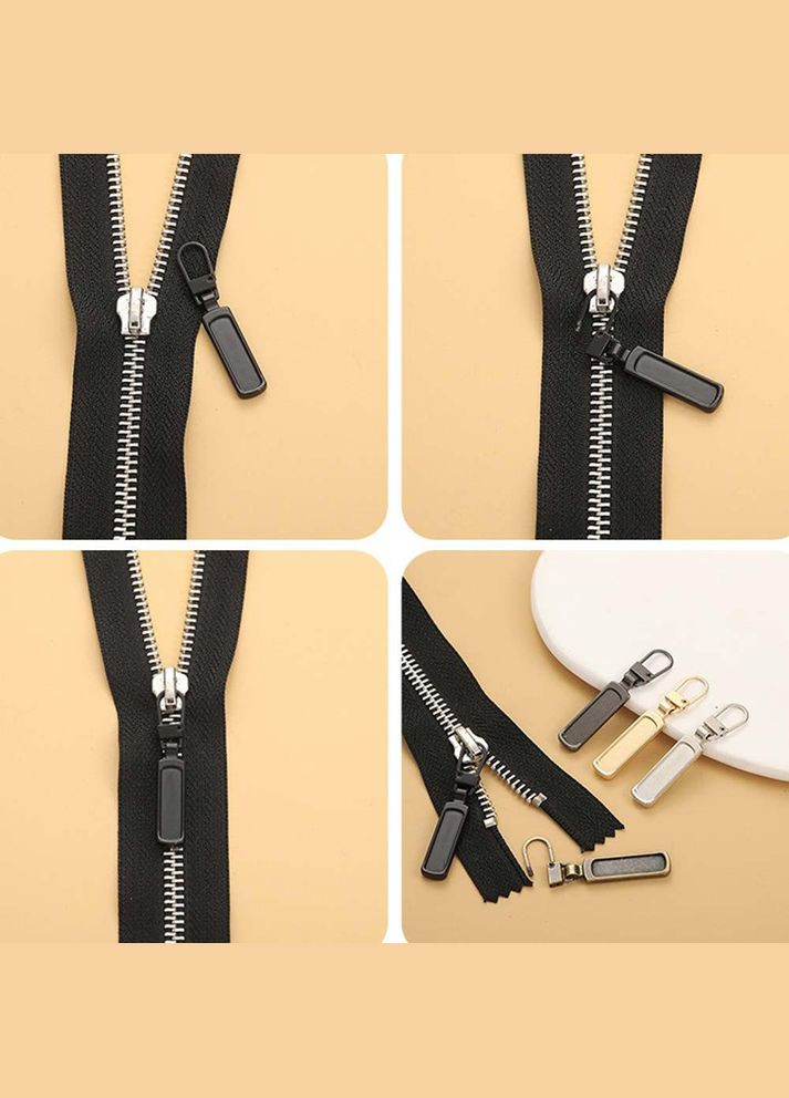 Набір бігунків знімних для блискавки 8,5*48 мм 5 шт (OK0068) No Brand (317285943)