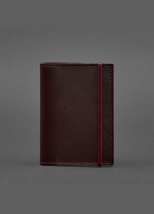 Кожаная обложка для паспорта 1.0 бордовая (A-027286) BlankNote (329186688)