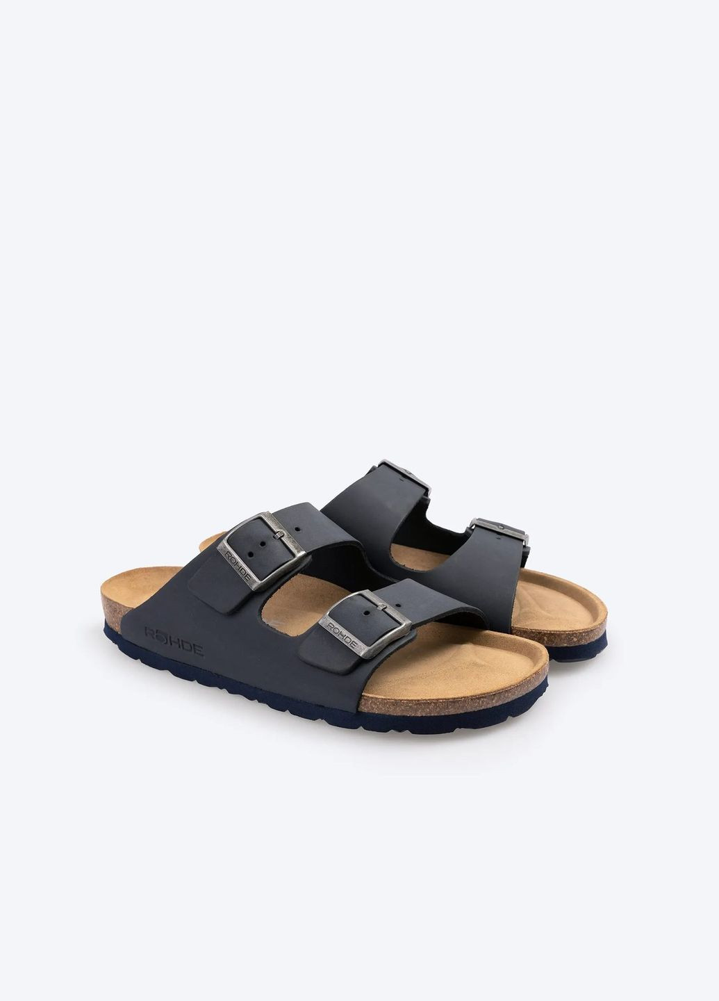 Синие мужские шлепанцы grado темно 5925 56 (германия) ( ) Rohde