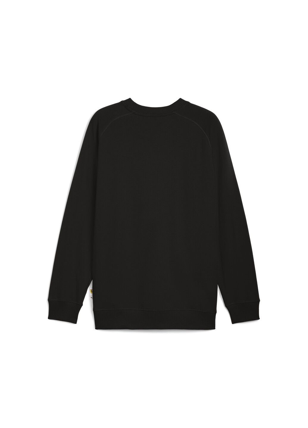 Черный свитшот scuderia ferrari sportswear shield crew men Puma однотонный (369369700)