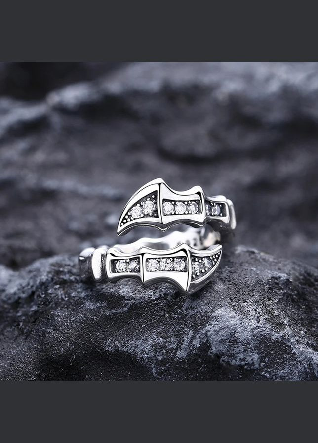 Кольцо мужское или женское роскошный Хвост Скорпиона с белыми камнями размер регулируемый Fashion Jewelry (289717594)