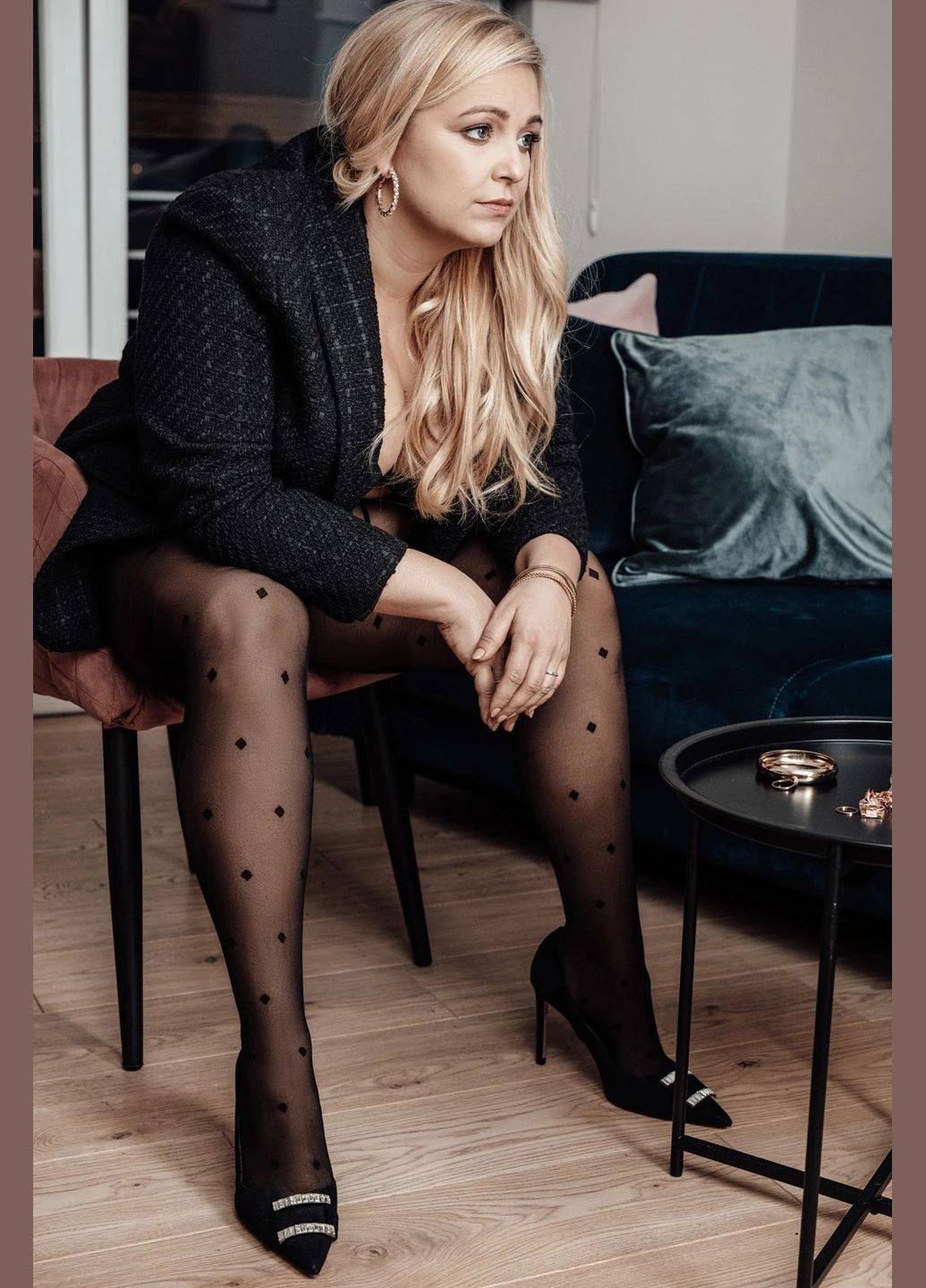 Женские колготки большого размера Mona (322691824)