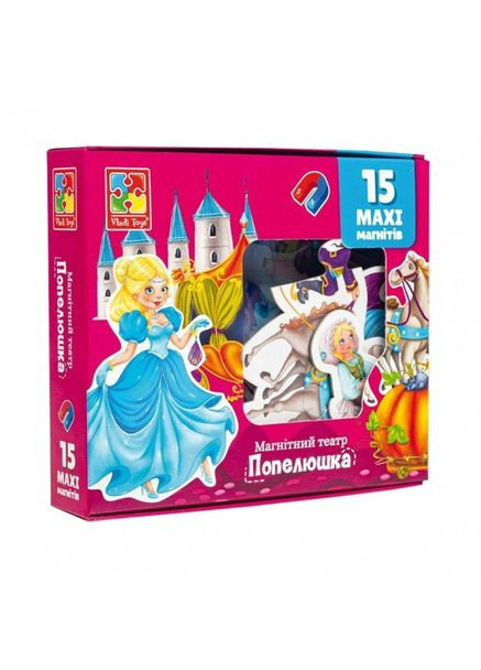 Игра настольная Магнитный театр. Золушка VT3206-53 (4820234763788) shop (4820234763788) Vladi toys (353783853)