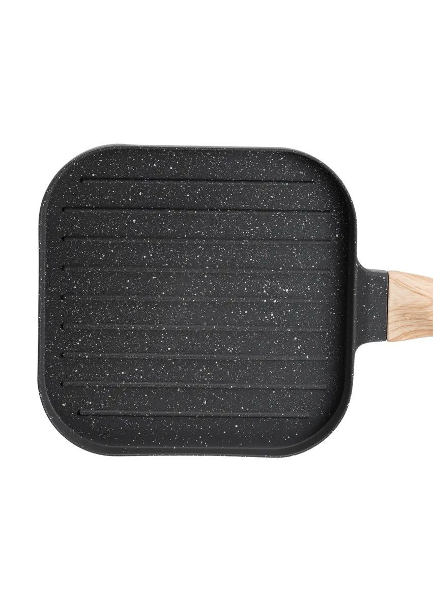 Сковорода-гриль з антипригарним покриттям 18,3*18,1*2 см, сірий Breakfast (322300250)