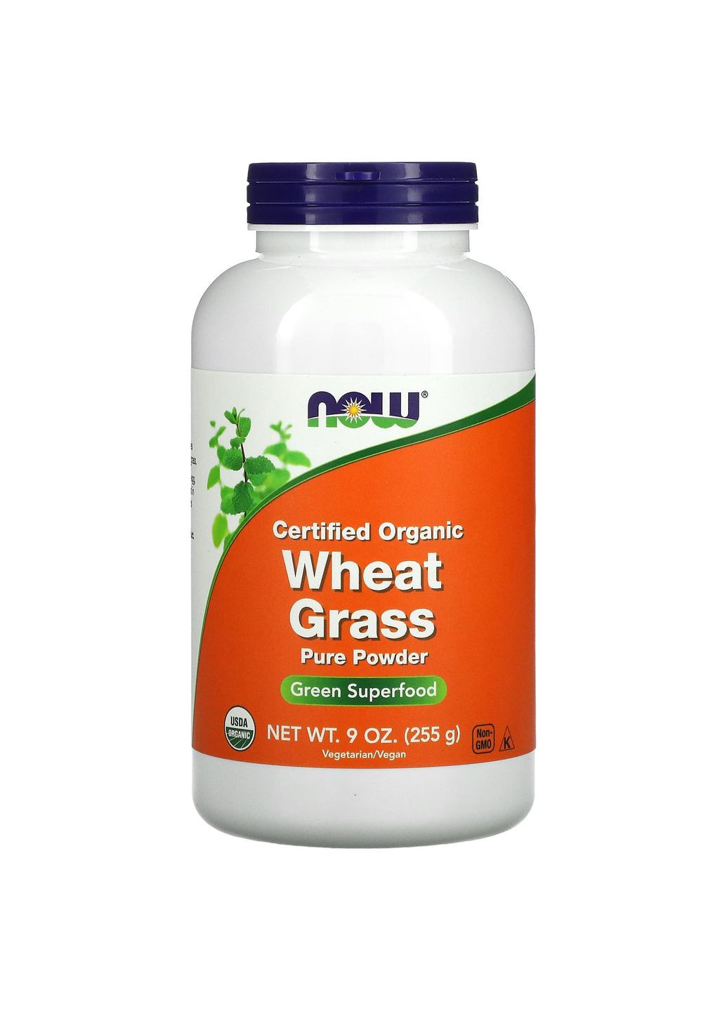Пророщенная пшеница, Wheat Grass, органическая, сертифицированная, 255 г Now Foods (322285343)