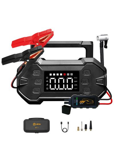 Пусковий пристрій автономний JS-A3000 Pump УМБ 300 0A/20000mAh QC18W ATRIA (307360521)