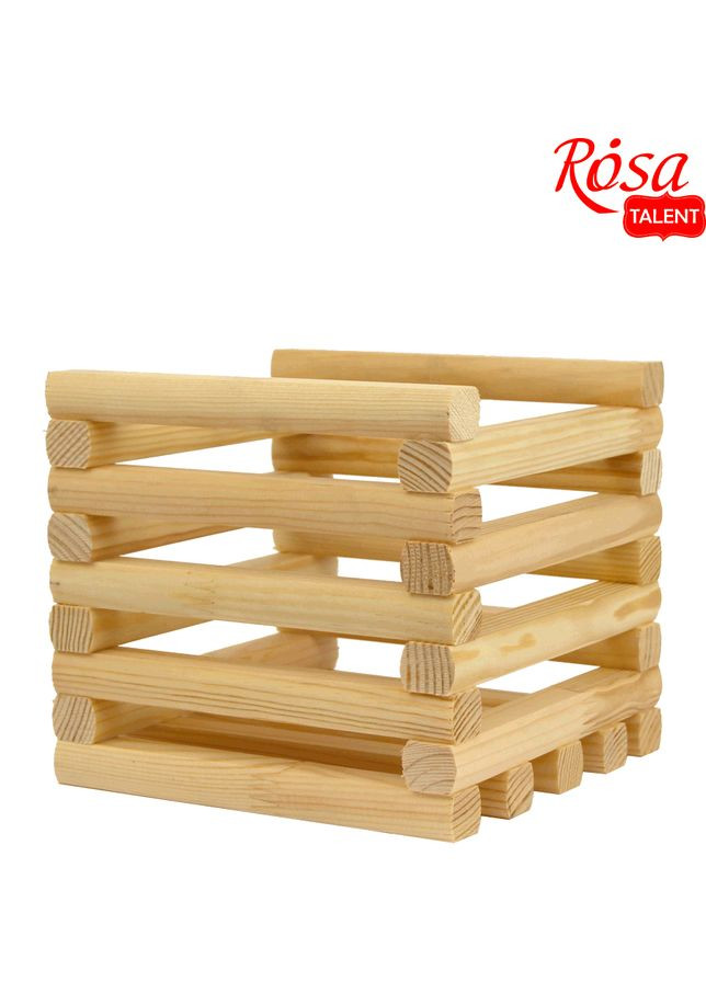 Ящик квадратний сосна 18х18х15,5см Rosa Talent (362660875)