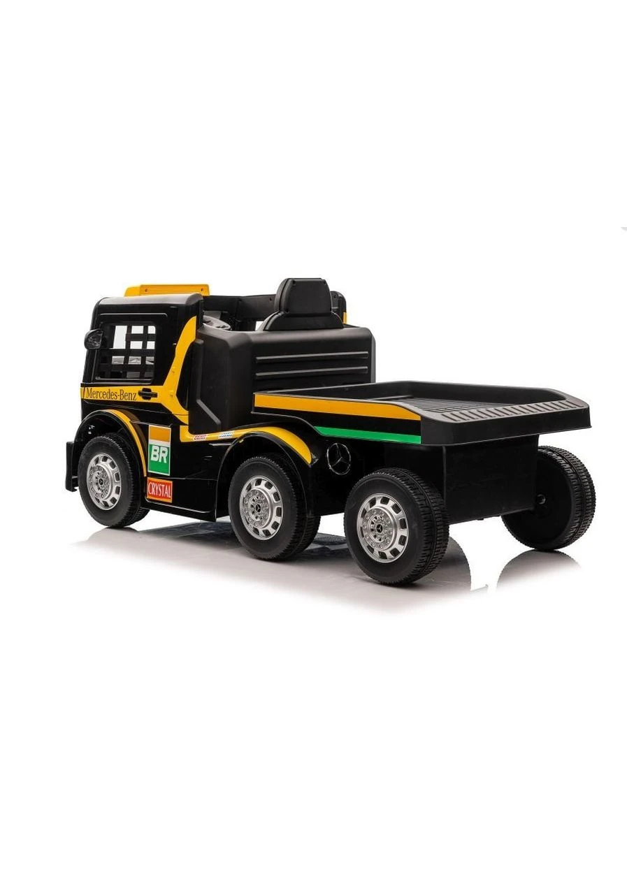 Электромобиль LeanToys Грузовик Mercedes XMX622B с прицепом LCD 2х12 В Yellow 5904665994276 Lean Toys (374872675)