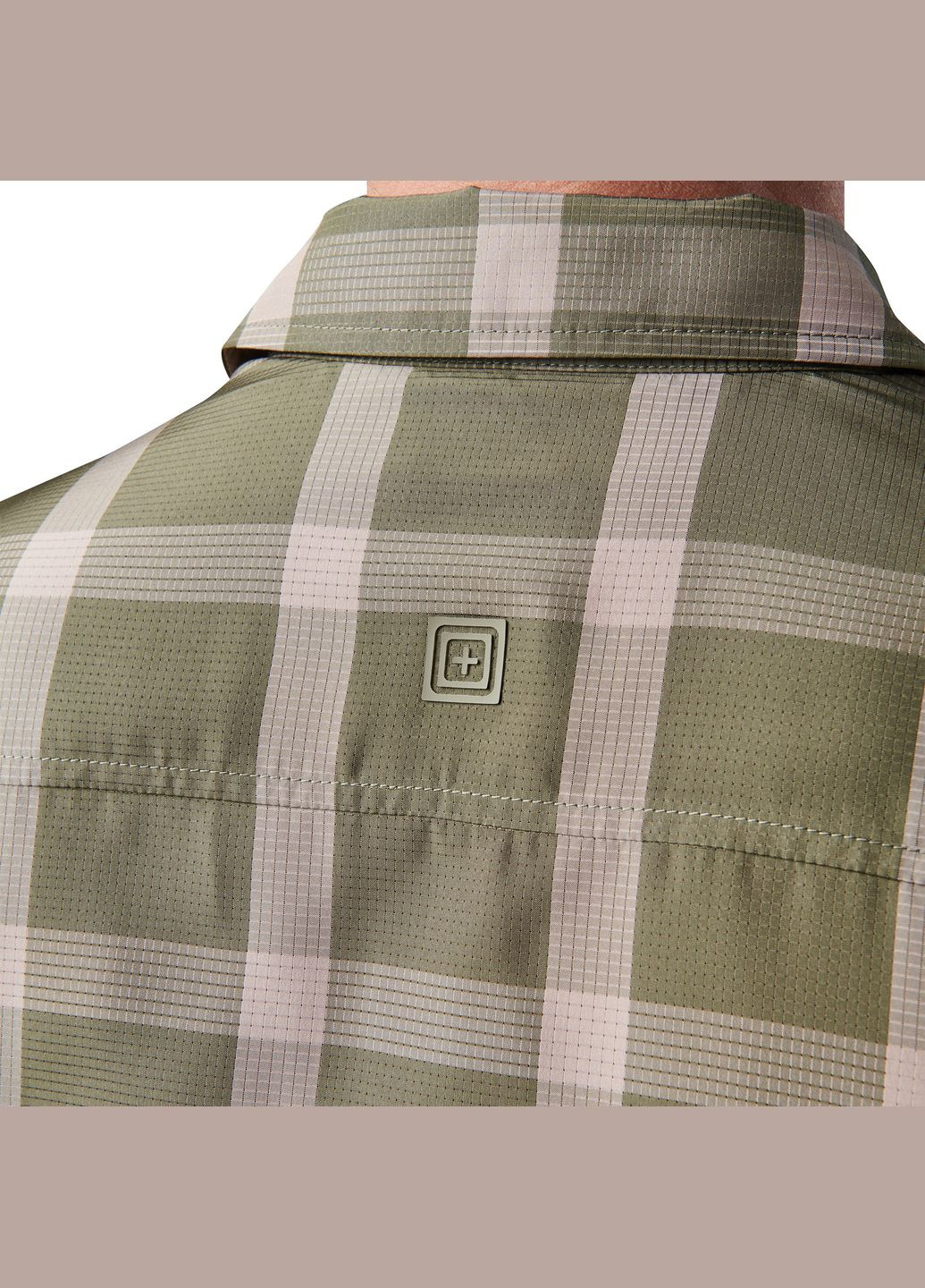 Рубашка тактическая Nate Short Sleeve Shirt Black Plaid 5.11 Tactical (315823219)