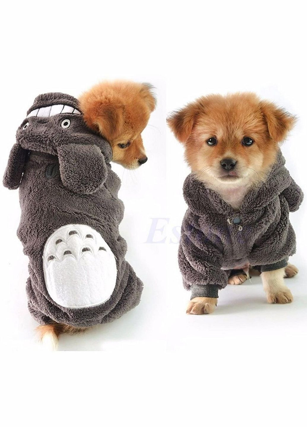 Костюм комбінезон для котів Pet Style "Тоторо" Сірий XS No Brand - (323232217)