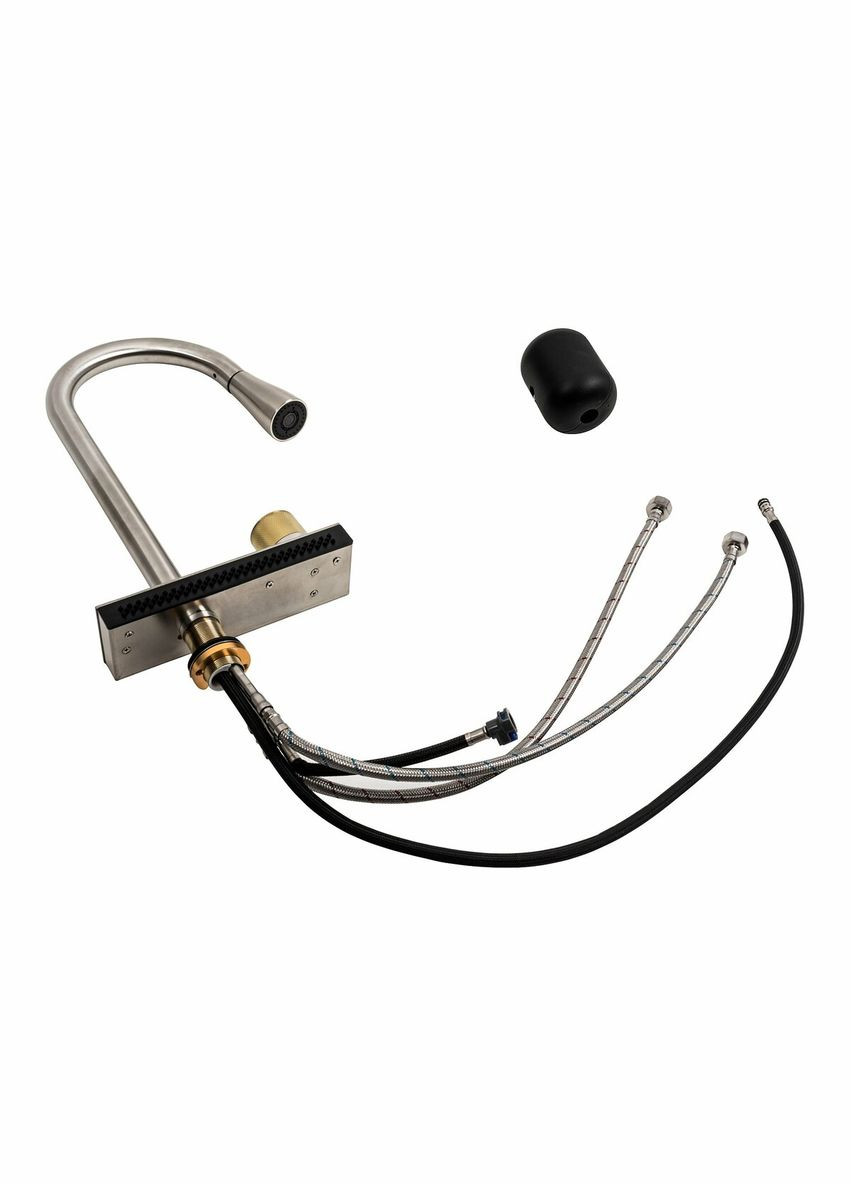 Змішувач під мийку "Водоспад" ZS84 (brushed) Platinum (336937273)