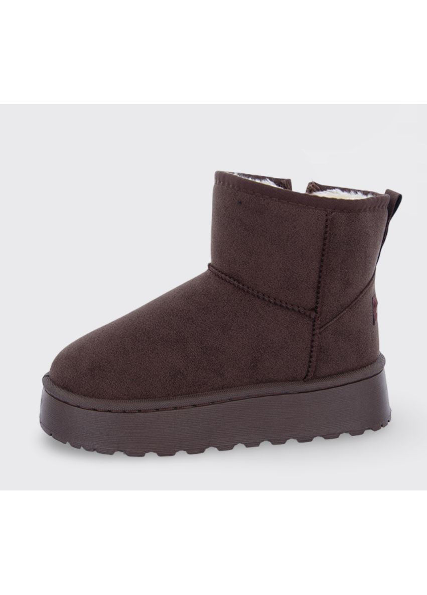 Угги женские зимние замшевые коричневые (F568-5) 40 XIFA (367020009)