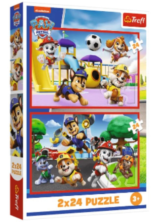 Пазлы День игры с собакой (2 х 24 эл.) 34434 ( ) Trefl (328945620)