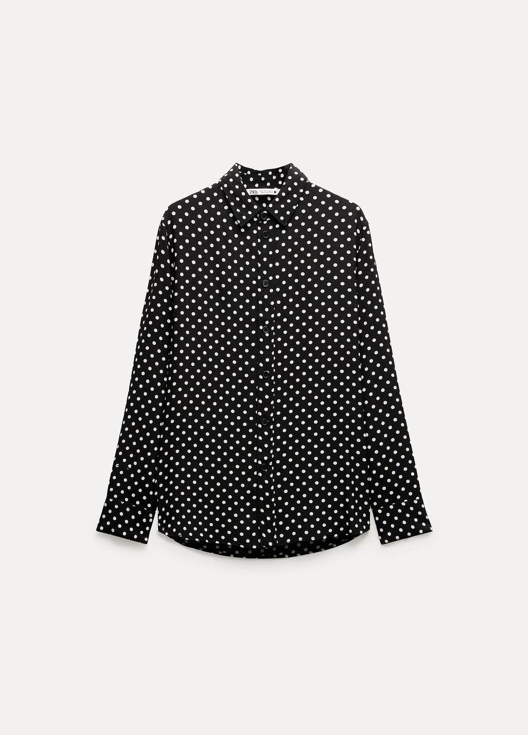 Черная праздничный рубашка в горошек Zara