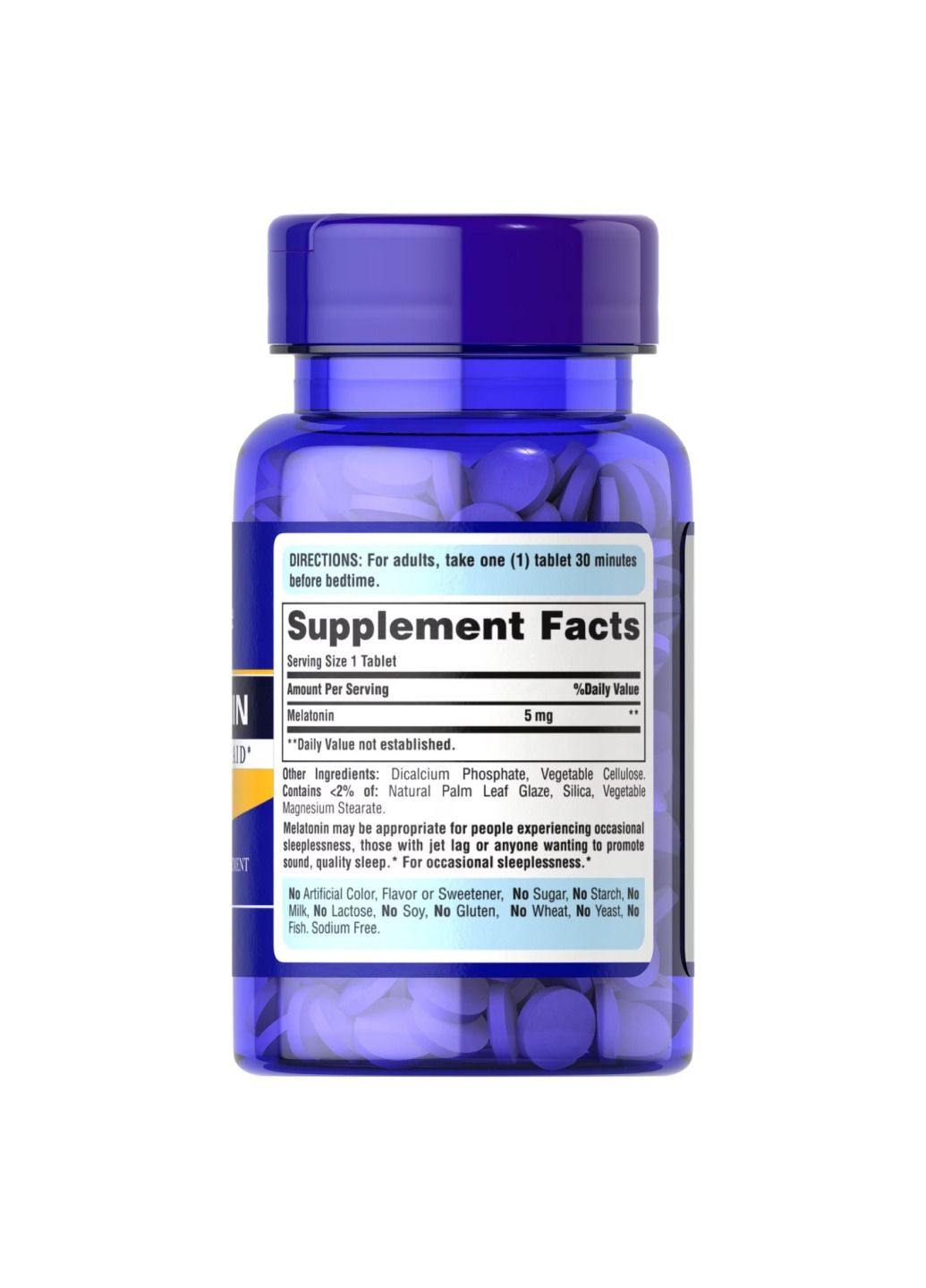 Добавка Melatonin 5mg - 120 tabs Puritans Pride (288677517)