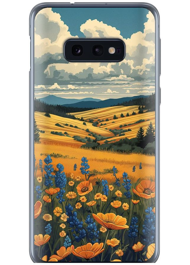 Силиконовый чехол 'Украинское поле' для Endorphone Samsung Galaxy S10e (288577789)