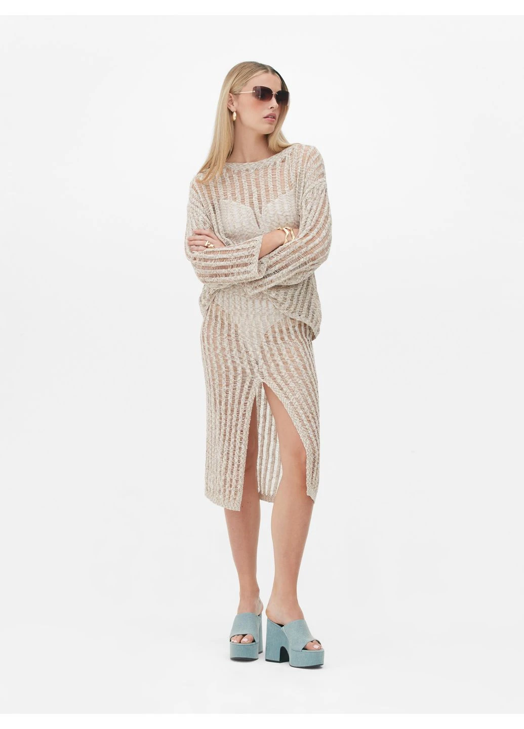 Топ демисезон,бежевый-белый, Primark (356154044)