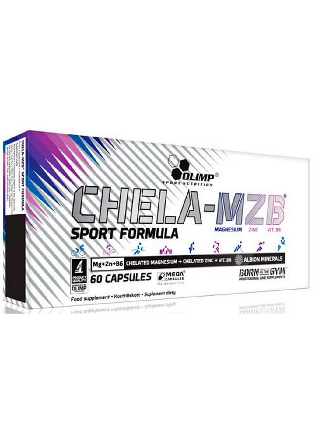 Вітаміни та мінерали Chela MZB Sport Formula, 60 капсул Olimp (293481467)