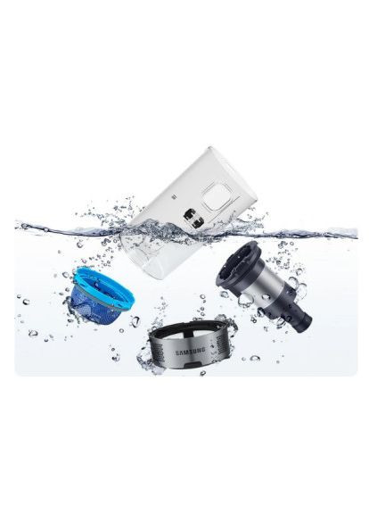 Купити 🔥 Пилосос VS20B75ACR5/UK Jet 75E Complete | 🌪️ Потужність 200 Вт, Мультициклон | Фільтрація 99.999%, До 120 хв Ро Samsung (370203159)