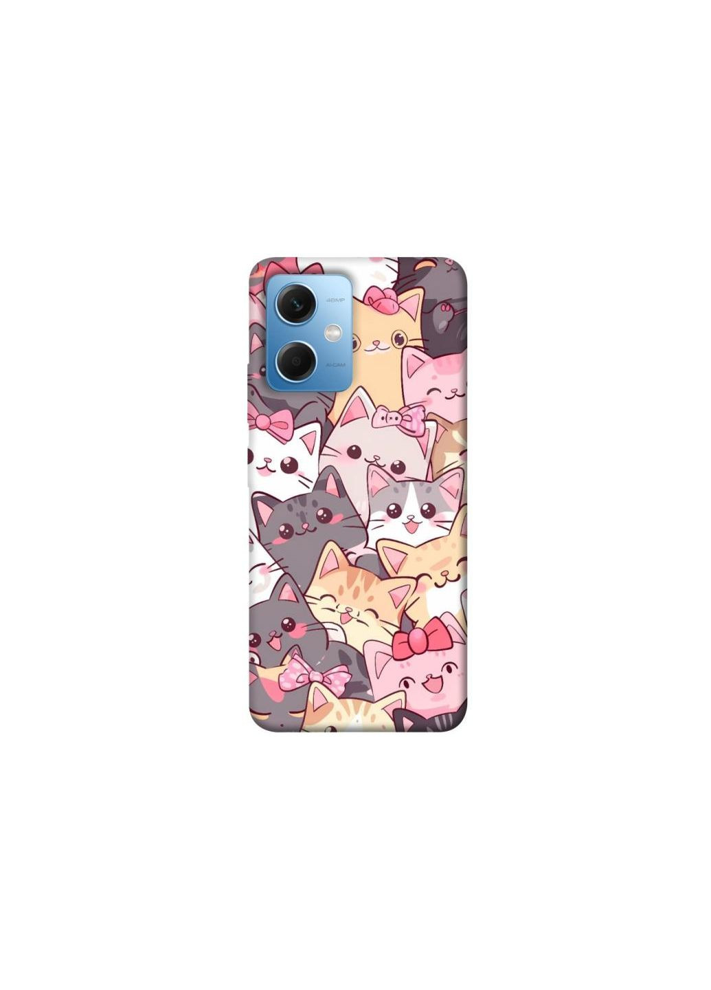 Чохол на Xiaomi Redmi Note 12 5G Cute Cat Frontalka (349829485)