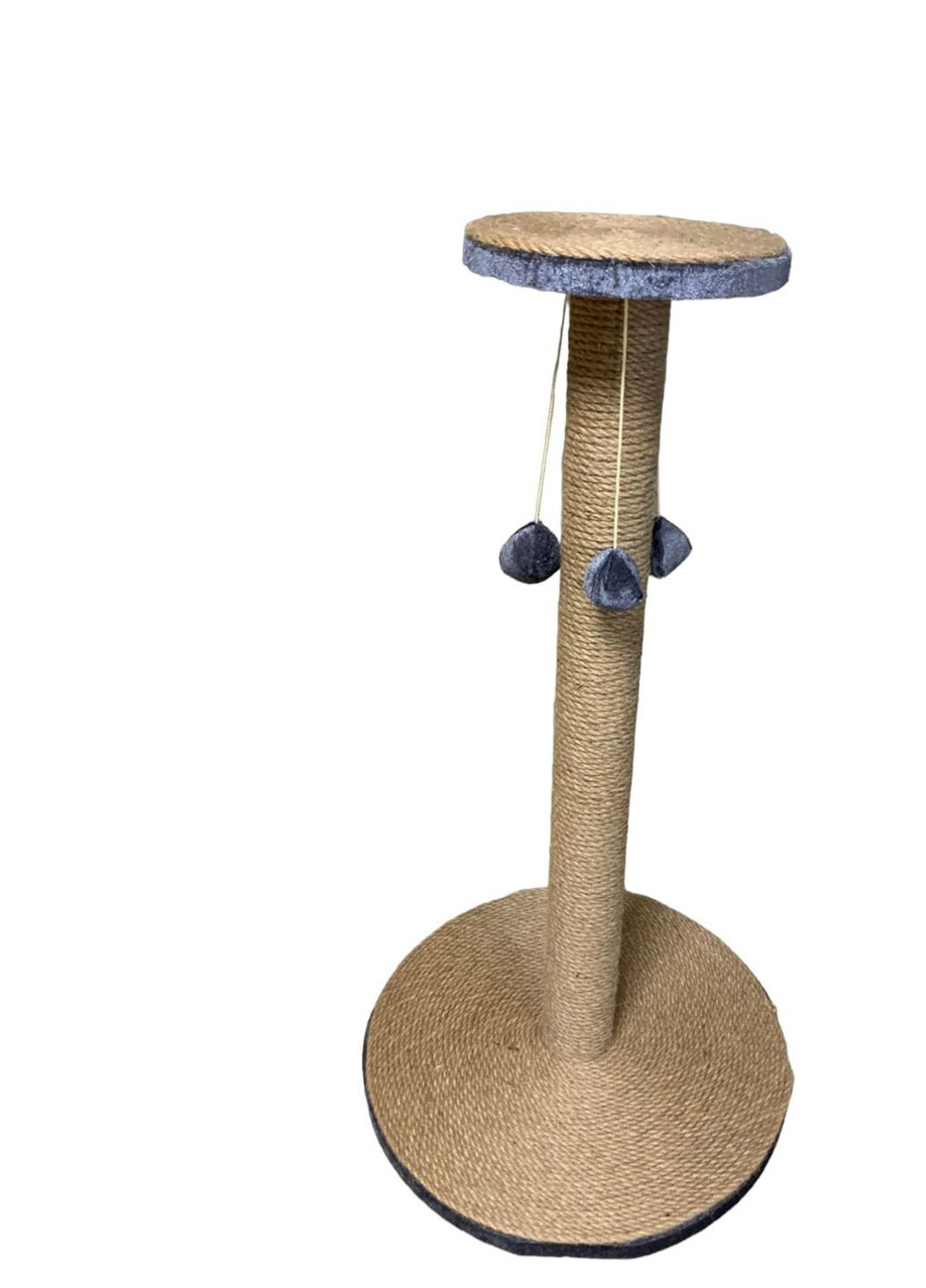 Когтеточка столбик Пумба Джут 40х40х76 см Серый (Д049/0) Фанкот (311668065)