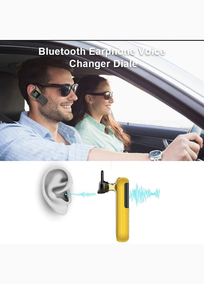 Міні мобільний телефон AIEK BM222 2SIM Білий Home (288578987)