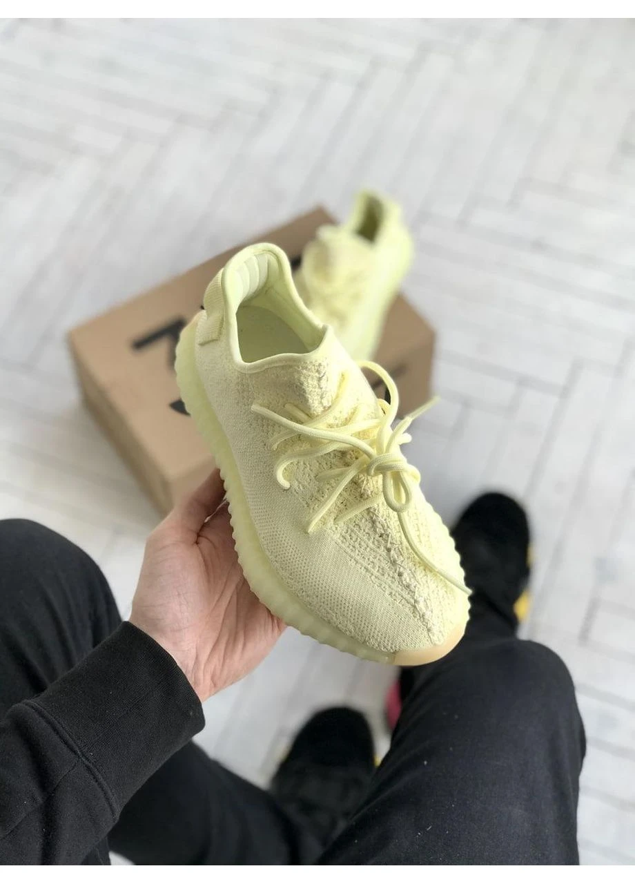 КРОСІВКИ ЖІНОЧІ ADIDAS YEEZY BOOST 350 V2 LIGHT YELLOW АДІДАС ІЗІ БУСТ No Brand жовті демісезони (368887764)