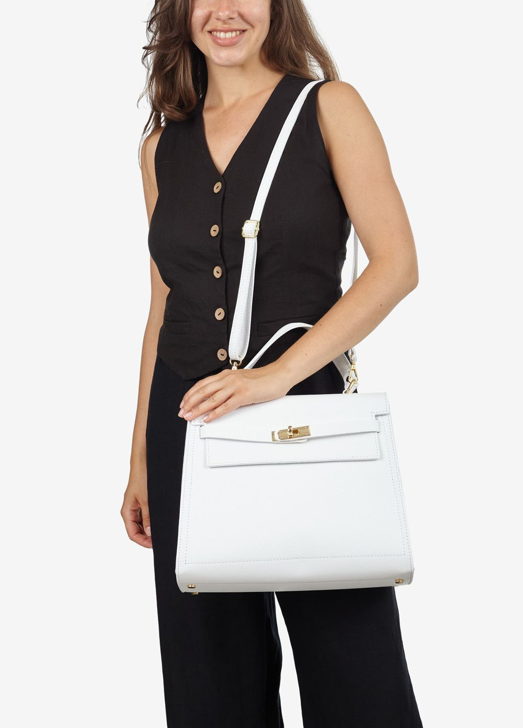 Сумка женская кожаная кросс-боди средняя Сrossbody Regina Notte (299901480)