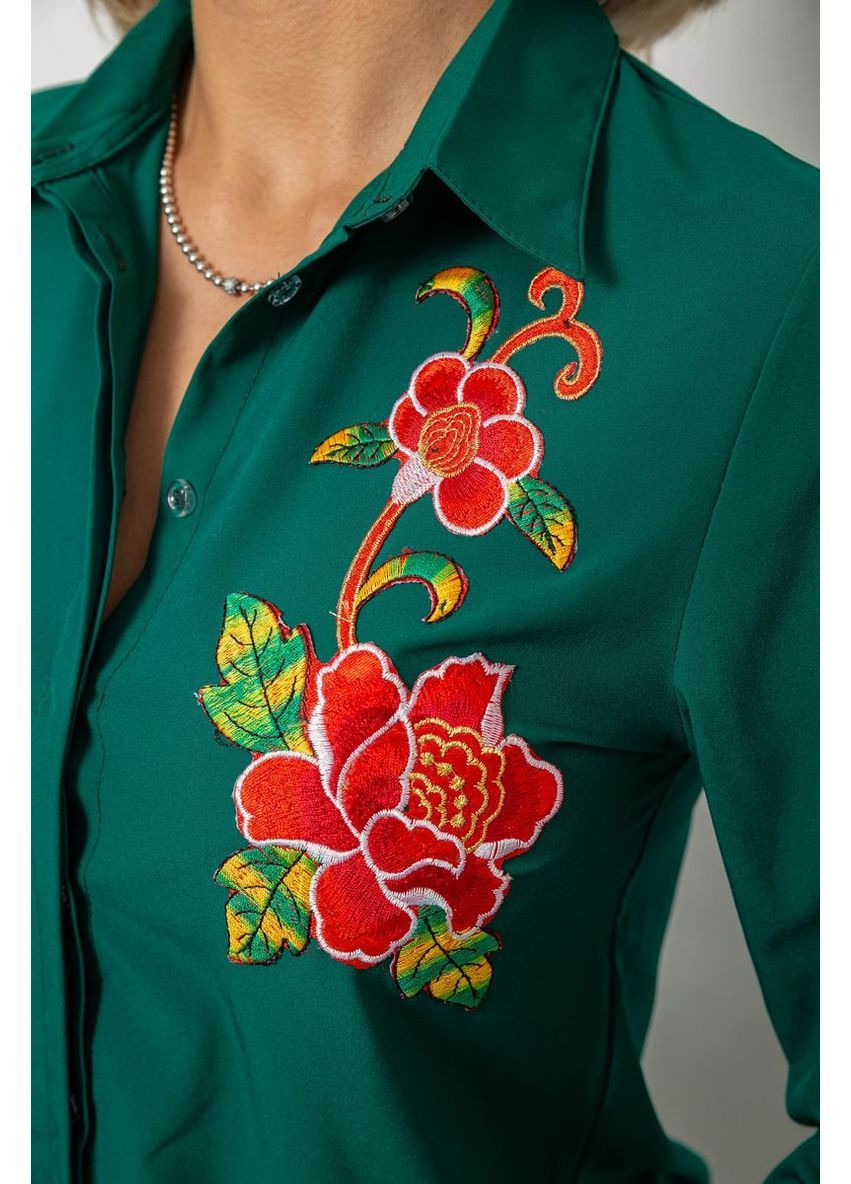 Зеленая кэжуал рубашка Ager