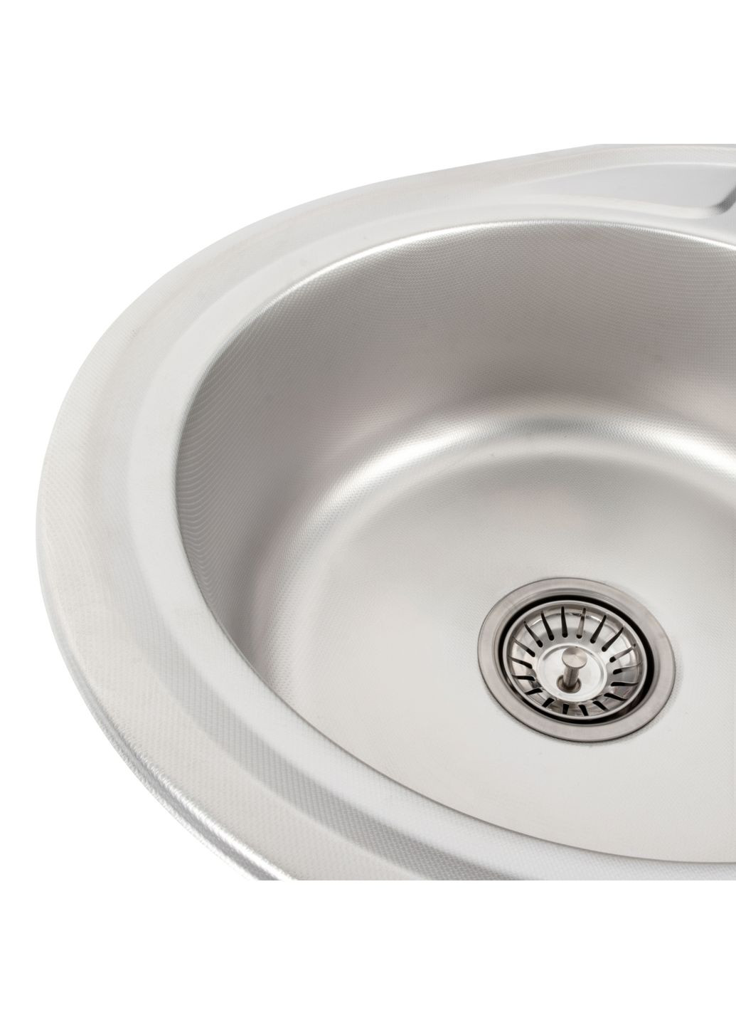 Кухонна мийка з нержавіючої сталі ДЕКОР 5745 (0,8/180 мм) Platinum (269794766)