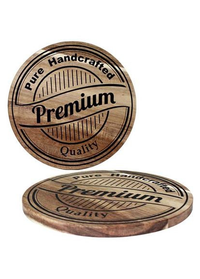 Дошка обробна Pure Handcrafted з акації 20 см для кухні дерев'яна кухонна дошка S&T (368989811)