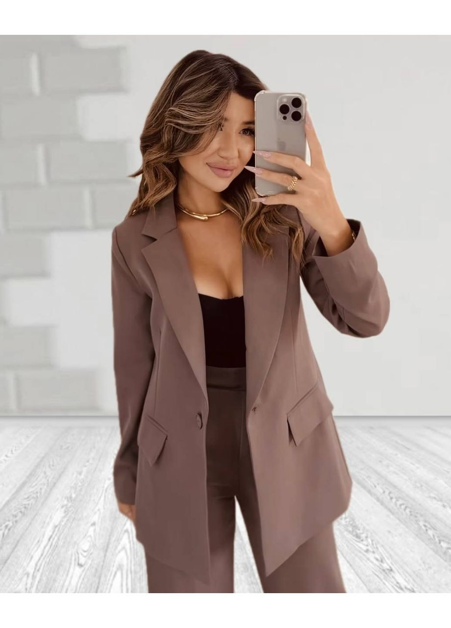 Класичний костюм 🤎🖤 (ЗАМІР В ОПИСІ) GD/GL Модний простір (370146900)