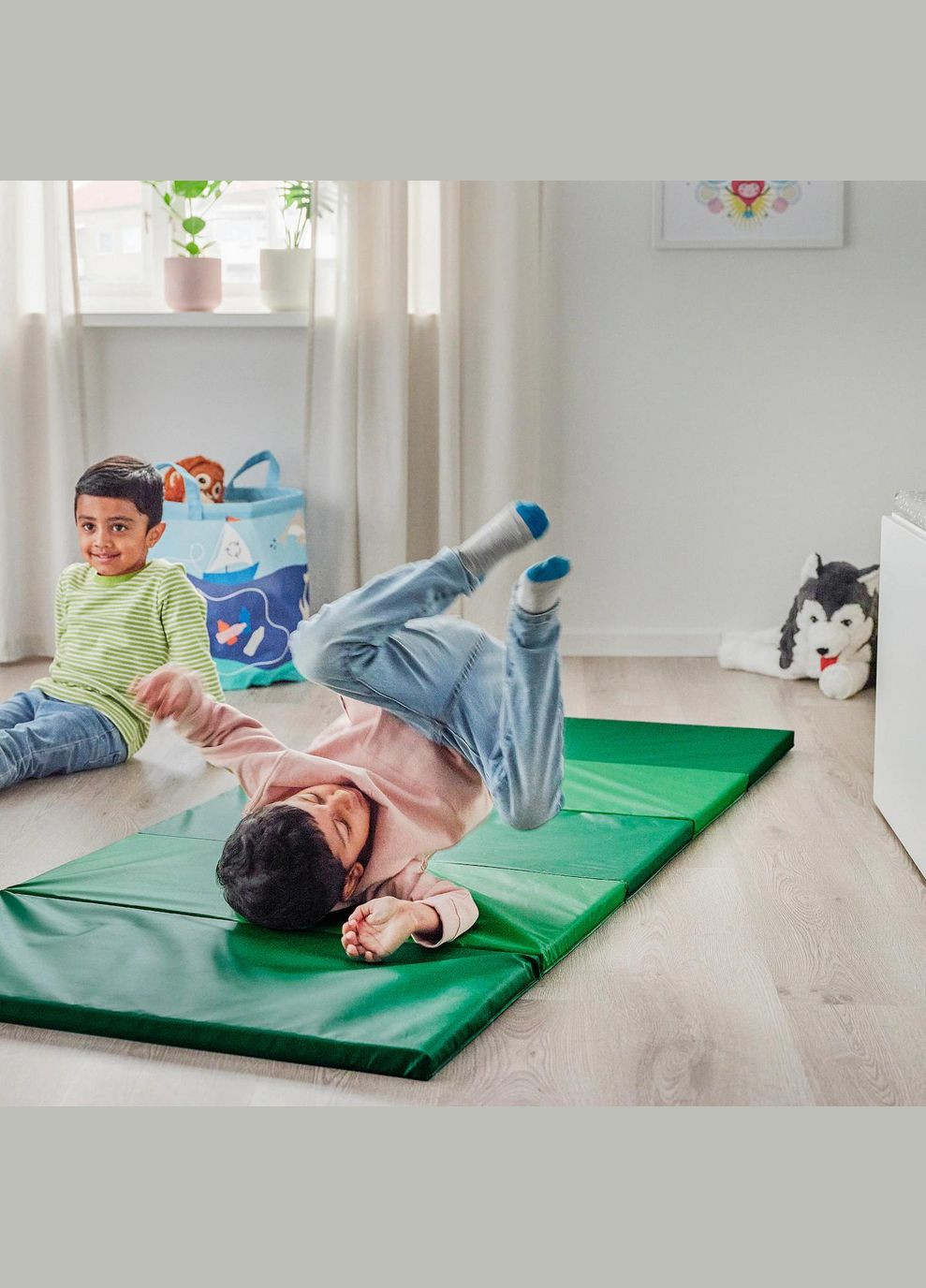 Складаний гімнастичний килимок ІКЕА PLUFSIG 78х185 см (30552269) IKEA (278407472)