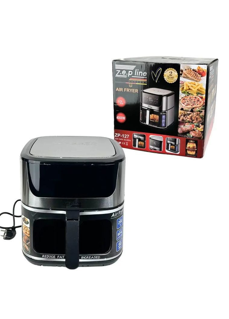 Фритюрниця аерогриль на 12 л ZP- 4000 Вт Zepline 127 (371656947)