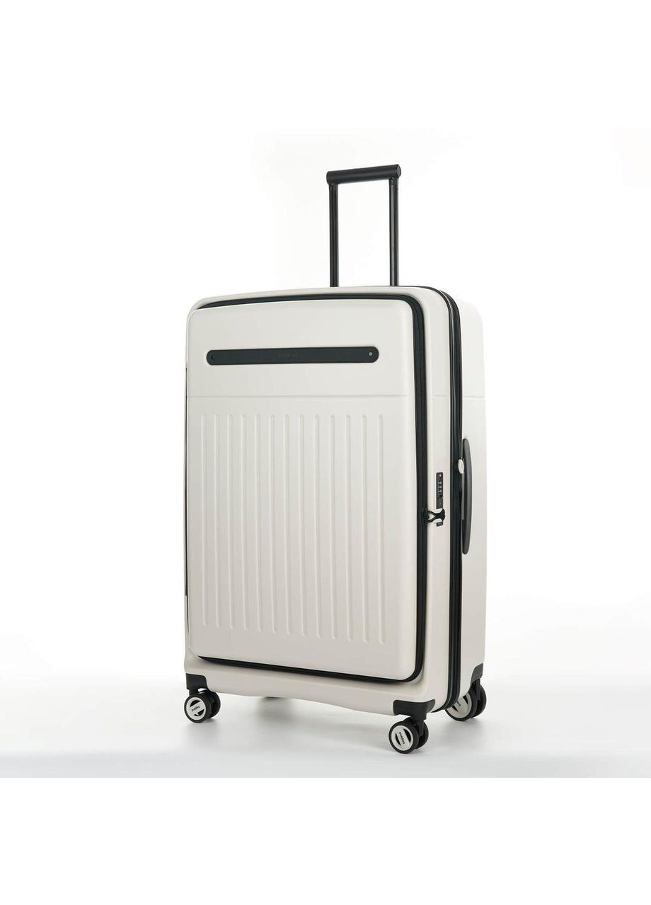 Дорожный чемодан 96л из пластика с расширителем на молнии 4-х колесный Velo (00322028) Bagland (319710773)