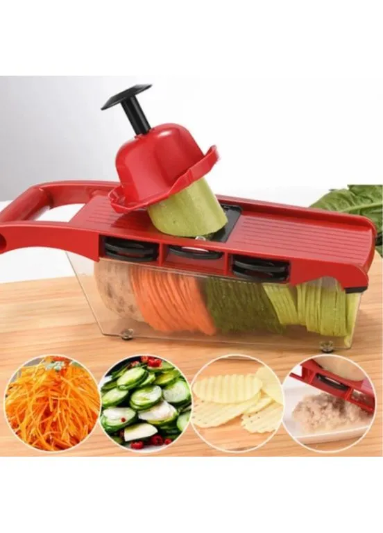 Овочерізка - мультислайсер Mandoline Slicer 6 in 1 · Тертка – шатківниця для овочів та фруктів з контейнером No Brand (406174148)
