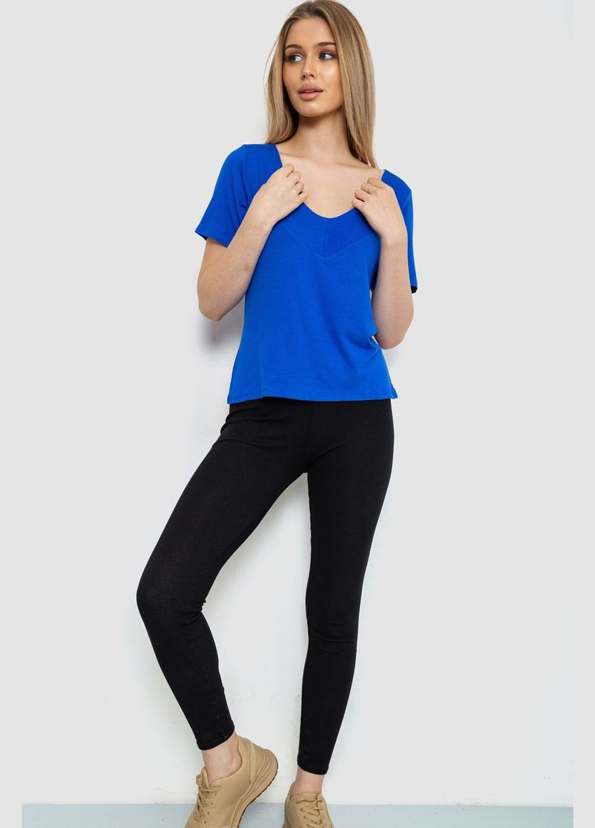 Синя літня футболка-топ жіноча Ager 186R511